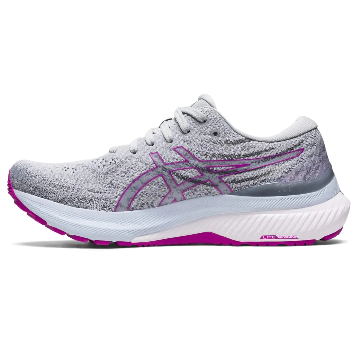 ASICS Women's Gel-Kayano 29 9.5 Wide Piedmont Grey/Orchid