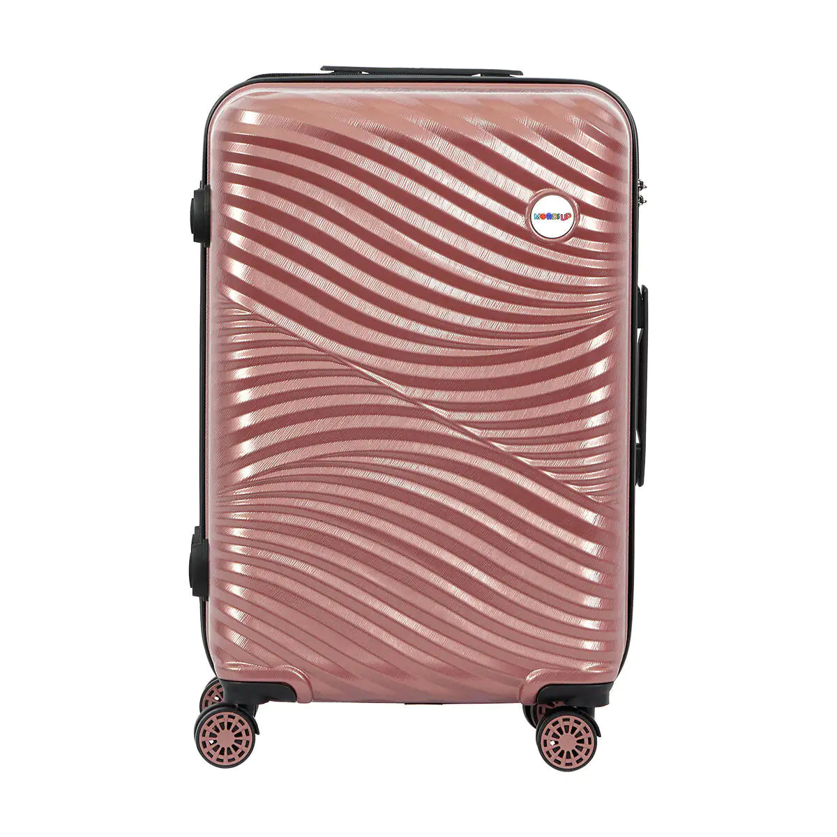 Biggdesign Moods Up Medium Suitcase with Wheels, Rosegold, 24 Inch