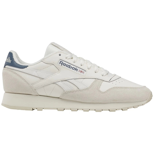 Reebok Unisex-Adult Classic Leather Sneaker 11 Women/9.5 Men Chalk/Stucco/Hoops Blue