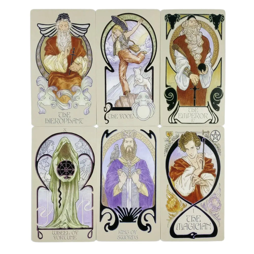 Ethereal Visions Illuminated Tarot Cards Deck Board Table Games For Party in Factory Price