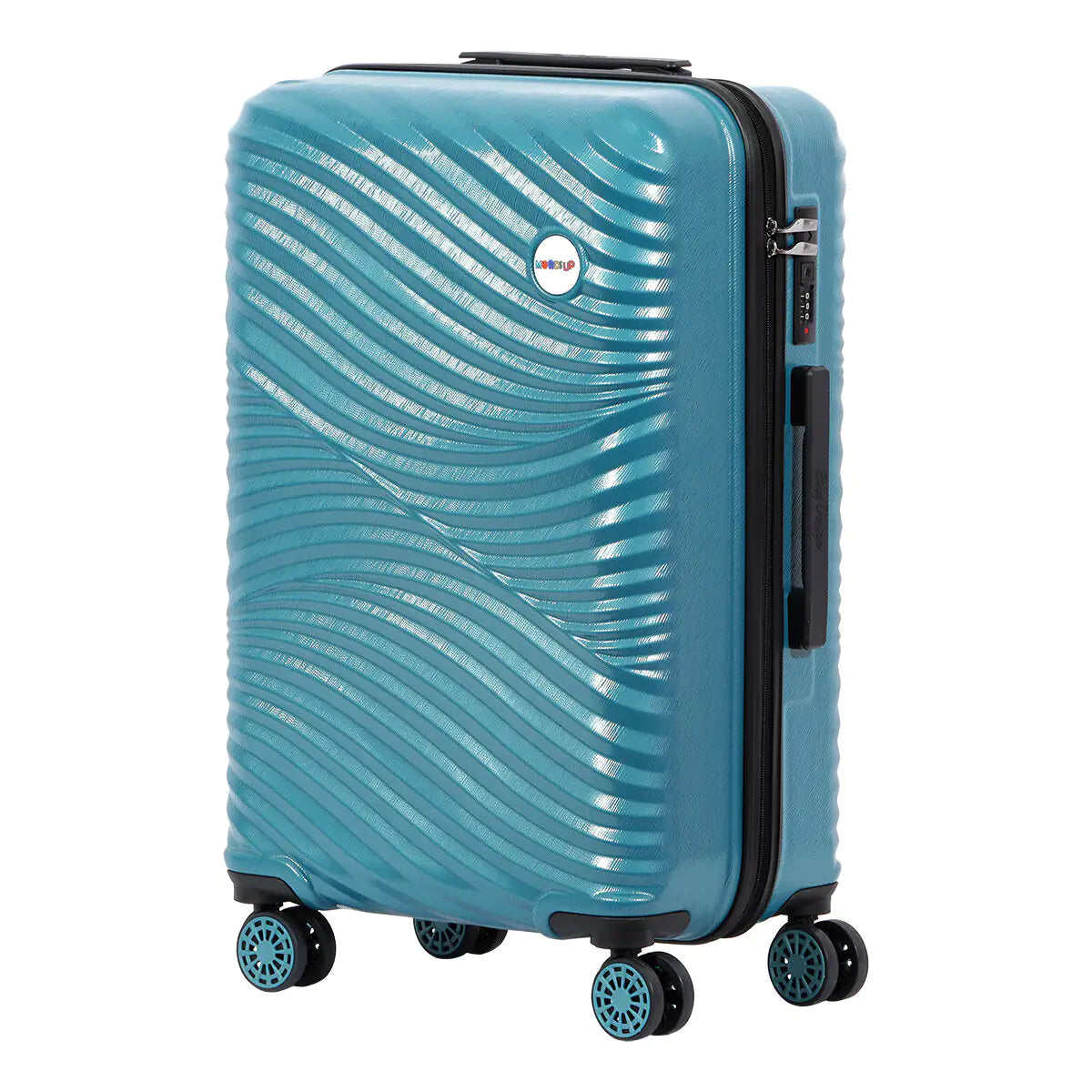 Biggdesign Moods Up Suitcase, Large, Steel Blue, 28 Inch