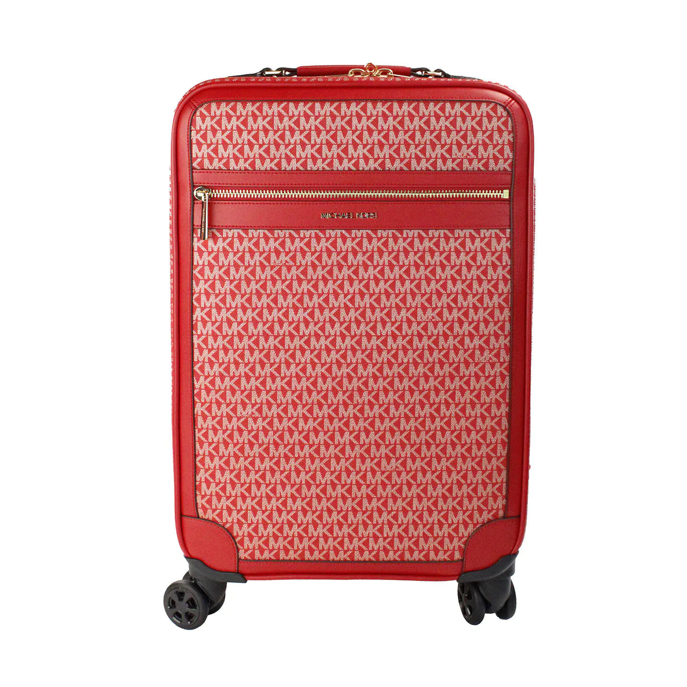 Michael Kors Travel Small Red Trolley Rolling Suitcase