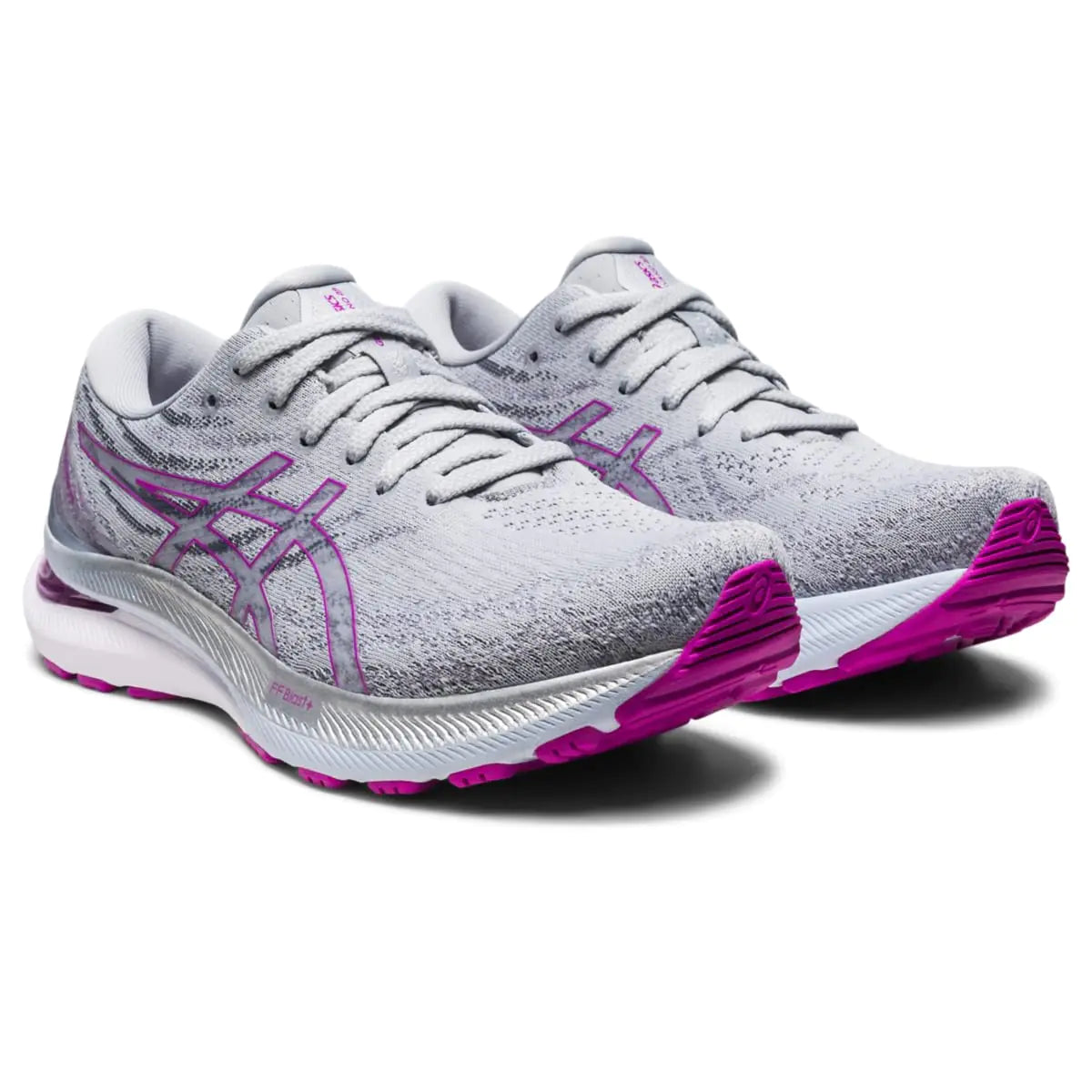 ASICS Women's Gel-Kayano 29 9.5 Wide Piedmont Grey/Orchid