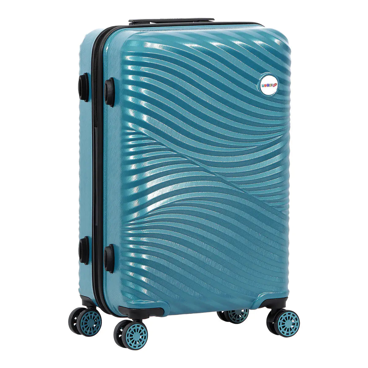 Biggdesign Moods Up Suitcase, Large, Steel Blue, 28 Inch