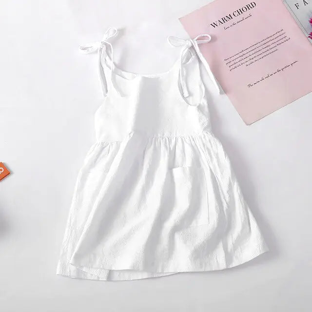 Sleeveless Cotton Toddler Dress