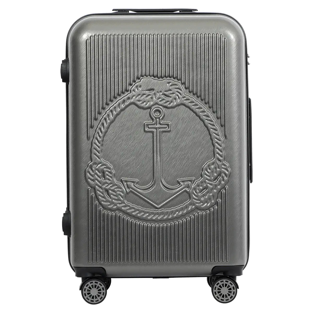 Biggdesign Ocean Suitcase Luggage, Gray, Large